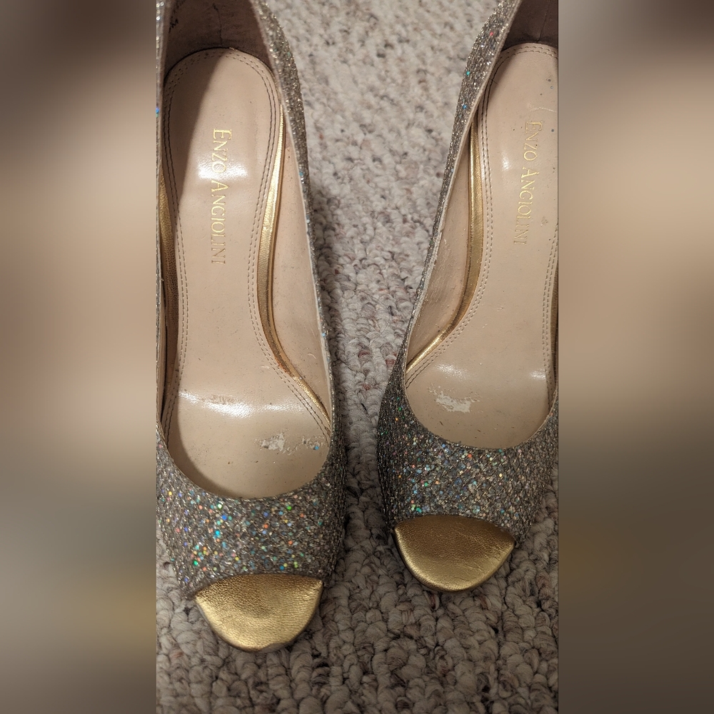 Enzo Angiolini sequin stilettos - Picture 3 of 3
